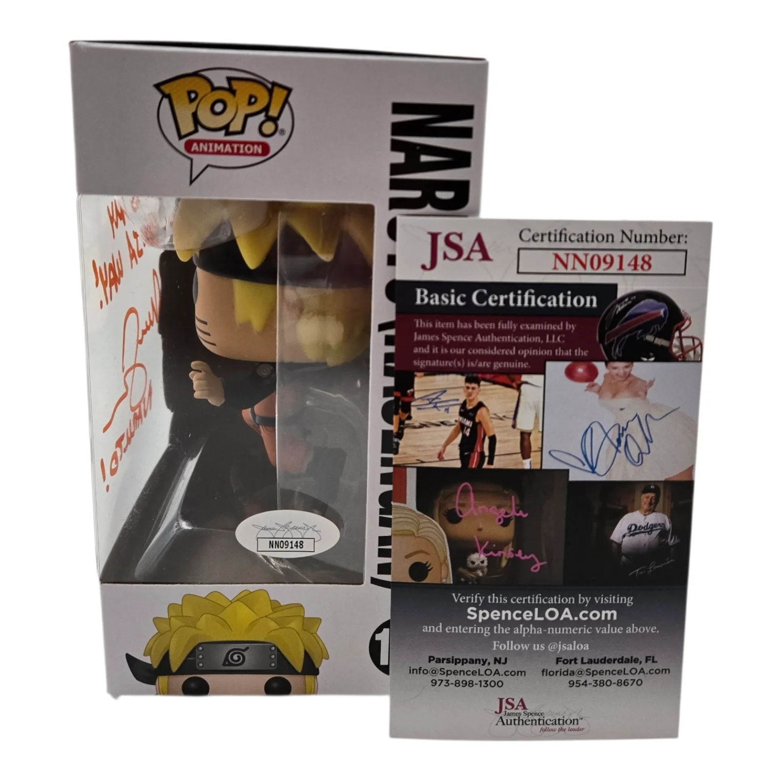 Maile Flanagan — Maile Flanigan Signed Funko Pop Naruto Anime Autograph Boruto Rasengan JSA COA 8, изображение 2