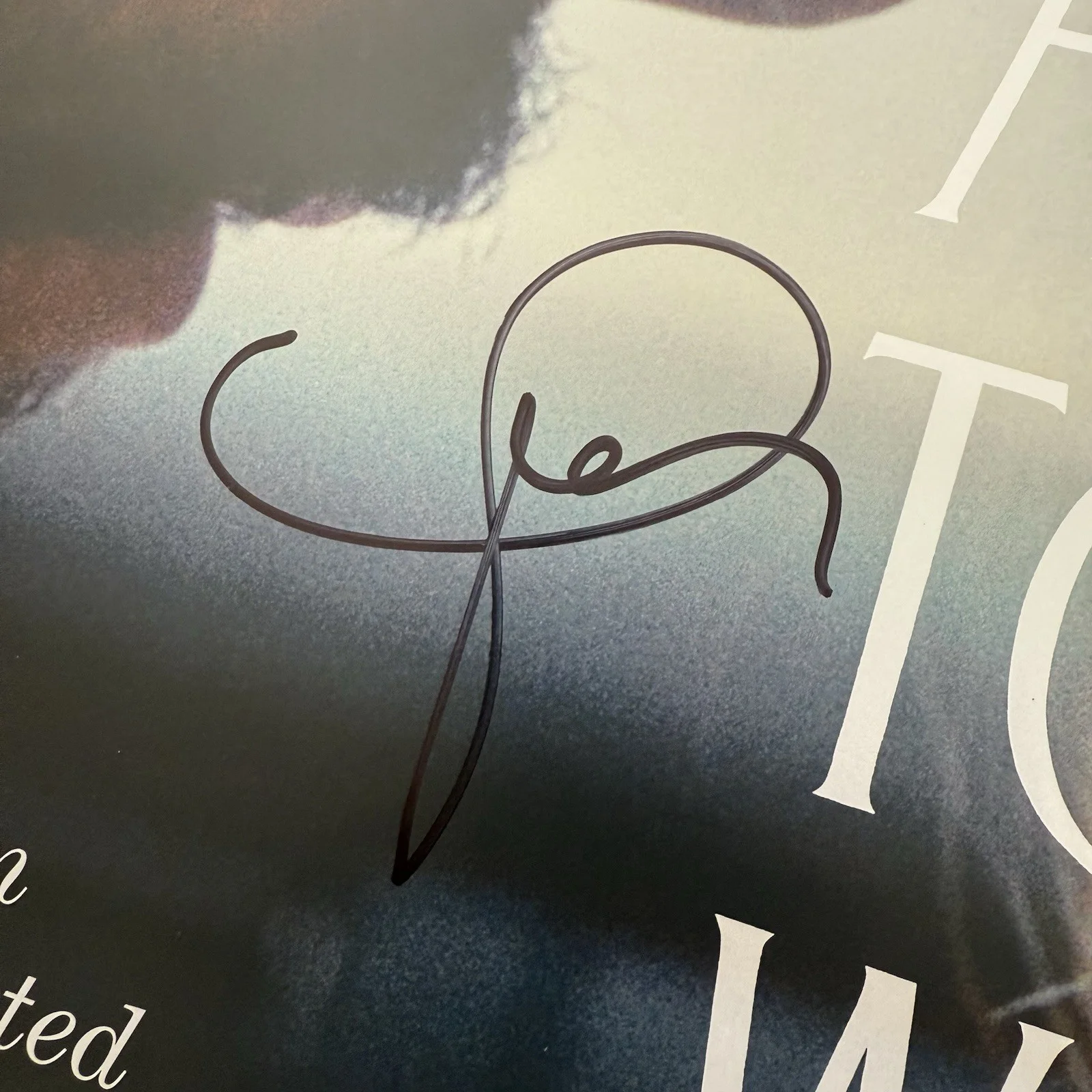 Taylor Swift RARE Signed All Too Well Short Film Premier Poster, image 2