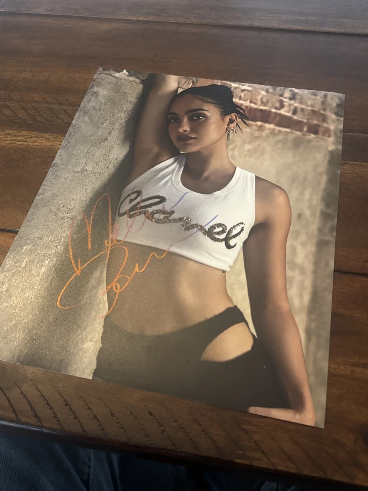 Melissa Barrera Gorgeous Actress Signed Autograph 8x10 SEXY Photo Hologram COA, изображение 2