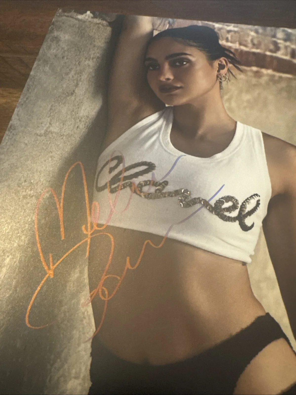Melissa Barrera Gorgeous Actress Signed Autograph 8x10 SEXY Photo Hologram COA, изображение 3