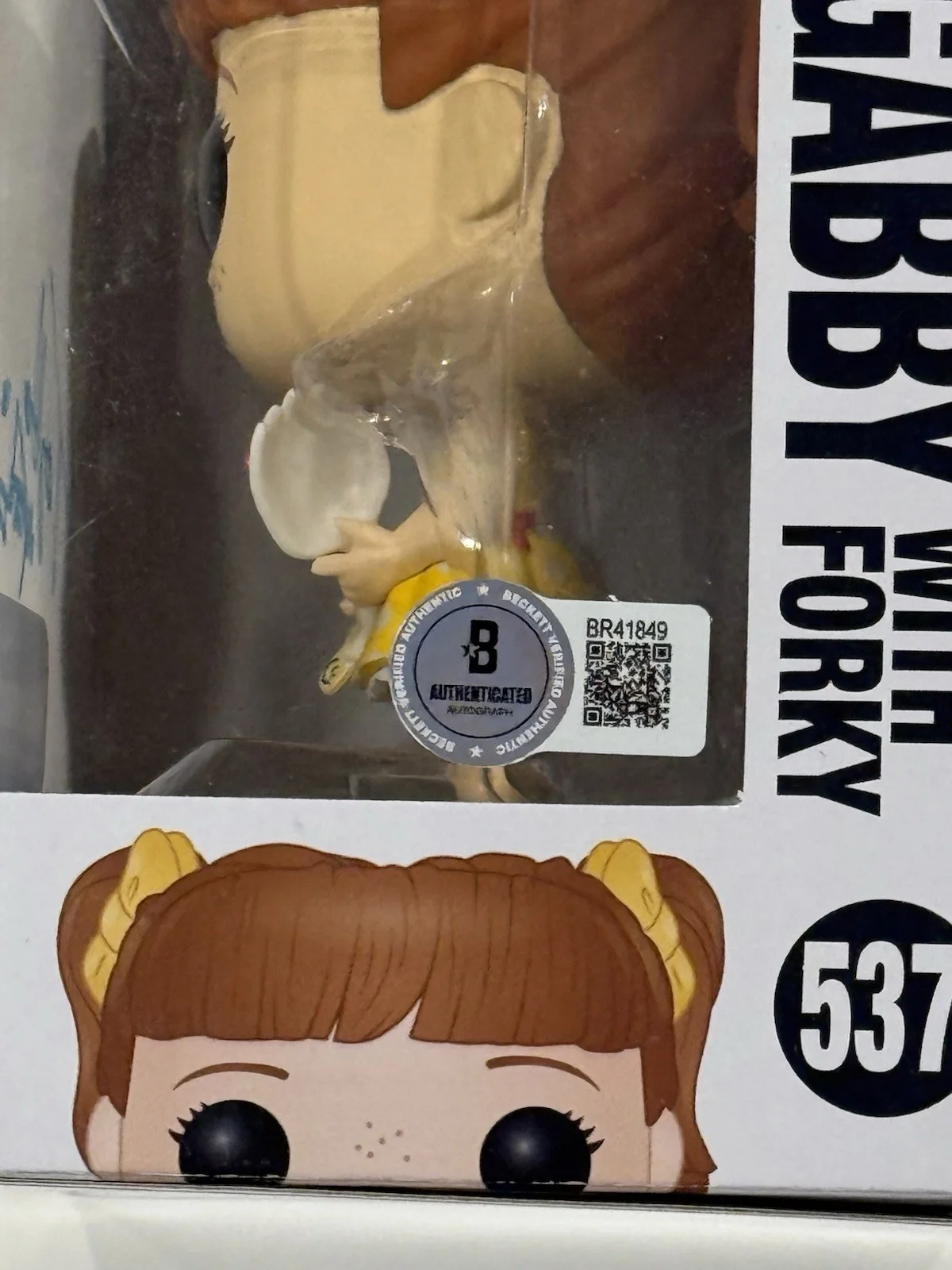 Tony Hale — Tony Hale Signed Toy Story 4 Gabby Gabby W/ Forky Funko Pop! 537 Beckett COA, изображение 4