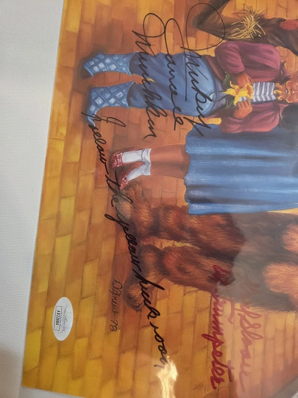 Mickey Carroll, Karl Slover, Jerry Maren — The Wizard of Oz Mickey Carroll Karl Slover Jerry Maren SIGNED 11x14 Photo JSA, изображение 5