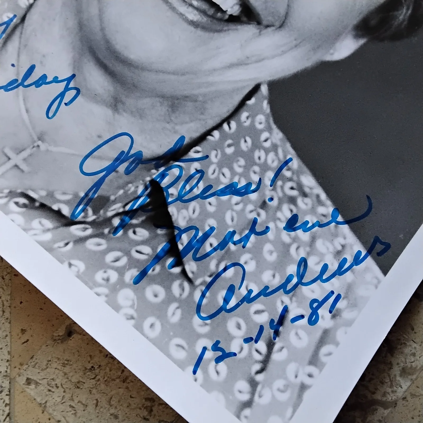 Maxene Andrews SIGNED 1981 Photo 40s Film Actress Singer Boogie Woogie Bugle Boy, изображение 4