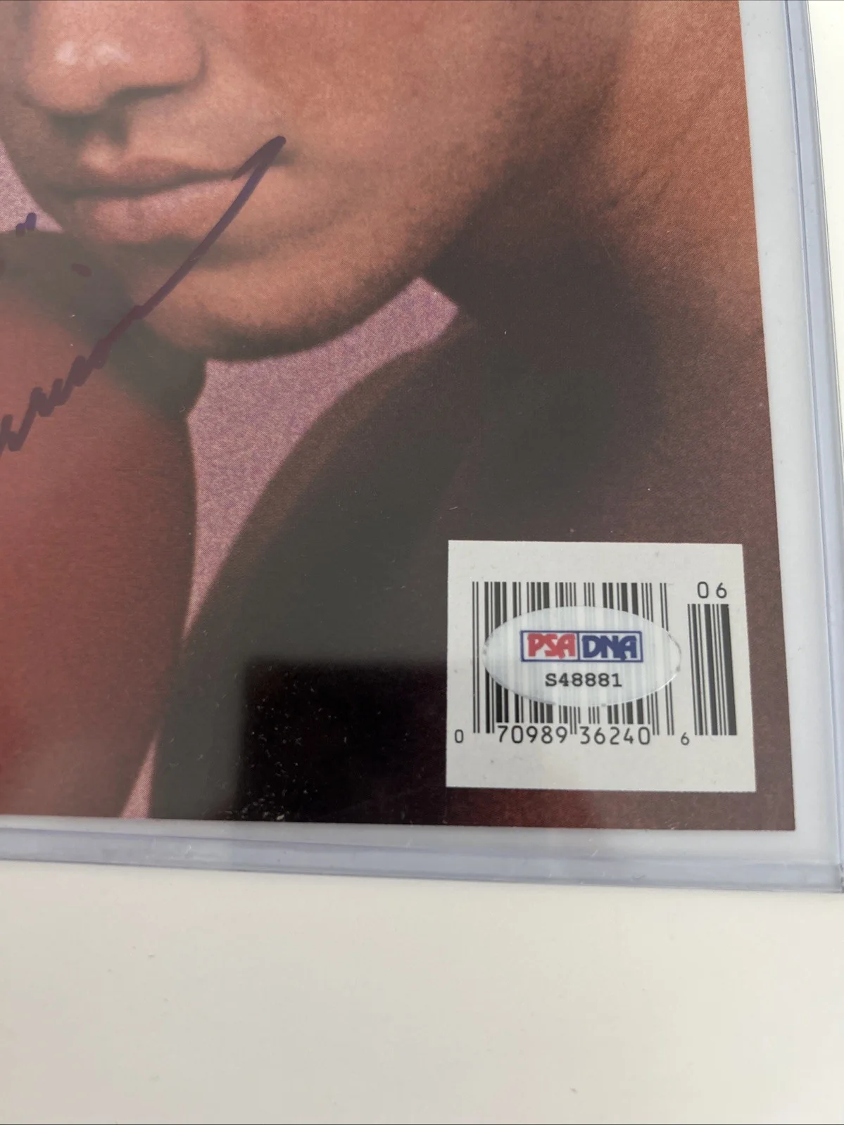 Magazine Photo Signer Tommy Morrison Cert Number S48881 Authentic, изображение 2