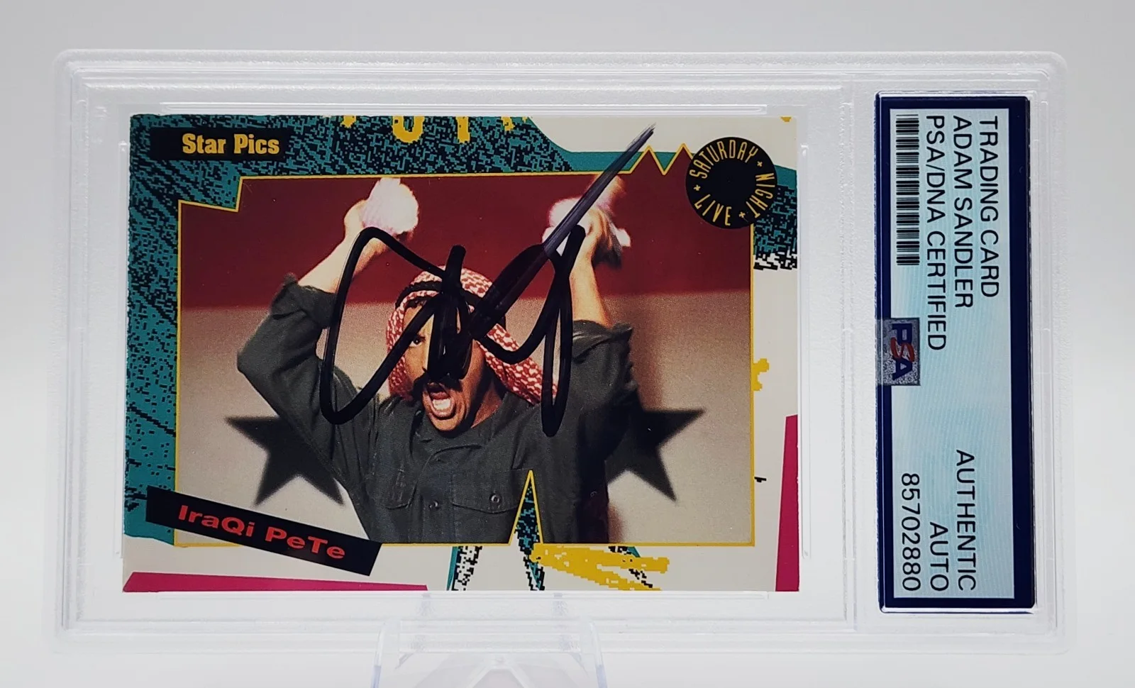 Adam Sandler — Adam Sandler Signed 1992 Saturday Night Live SNL Rookie Card #53 AUTO PSA