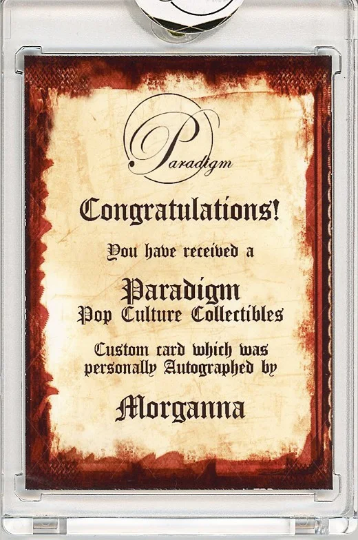 Morganna — -KINGPIN- MORGANNA: KISSING BANDIT Signed/Autograph/Auto Certified Movie Card, изображение 2