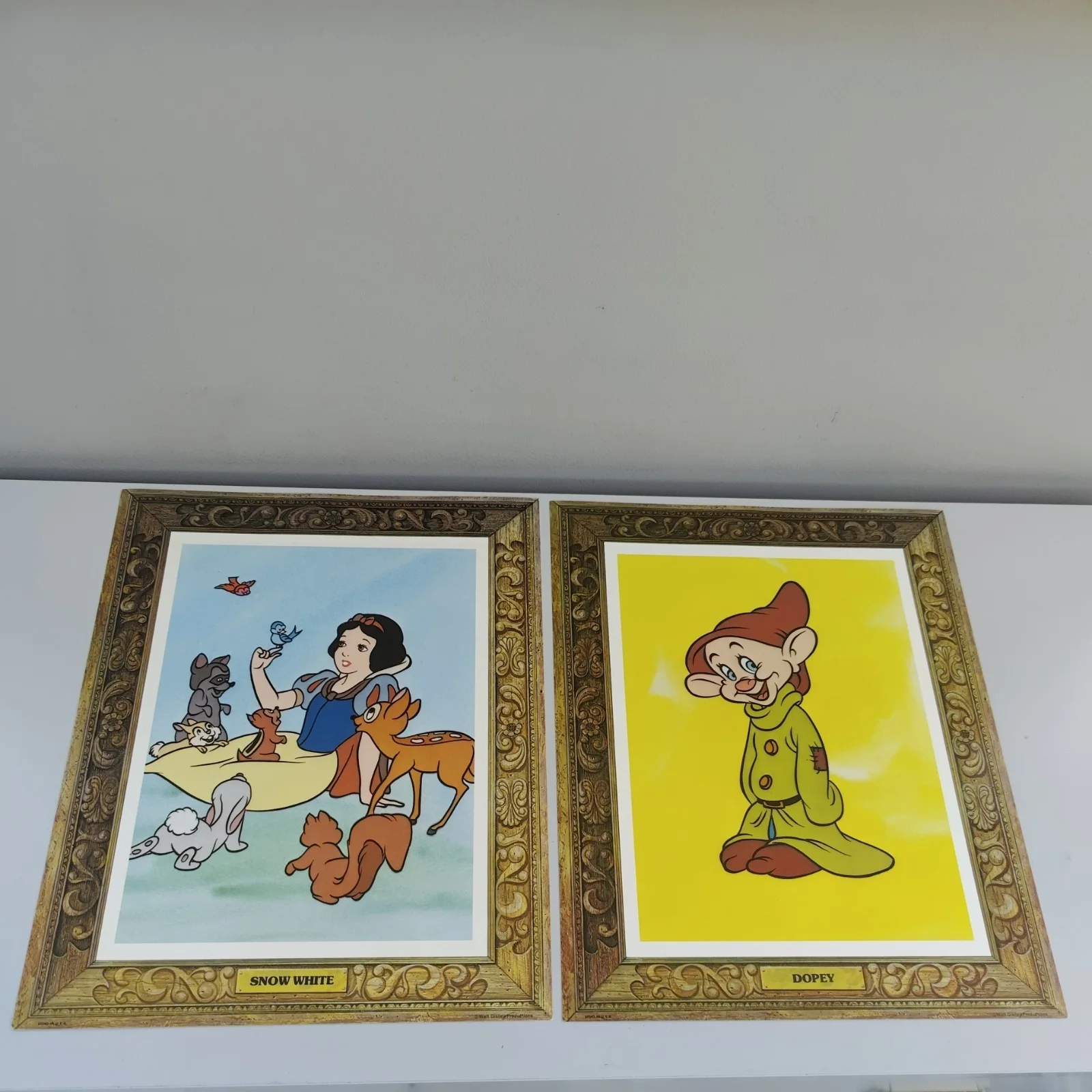 Snow White & The Seven Dwarfs US Lobby Cards 1975 Re-release Portrait Set Disney, изображение 3