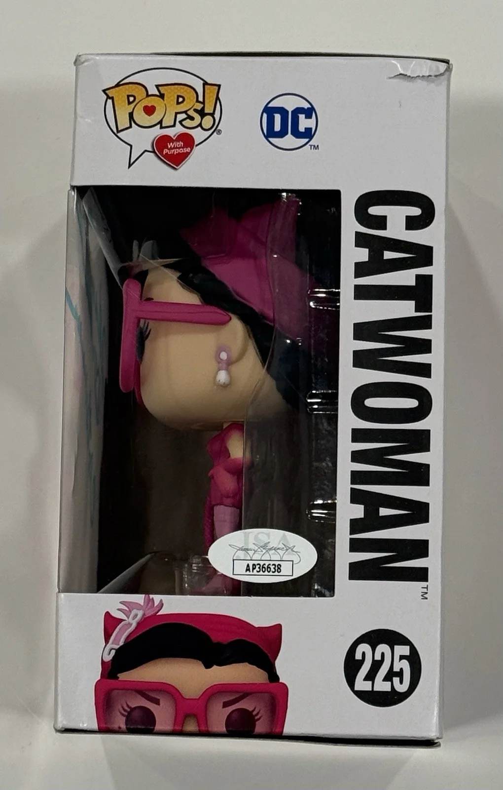Adrienne Barbeau — Adrienne Barbeau Signed & Inscribed Catwoman Funko Pop! 225 JSA COA, image 3