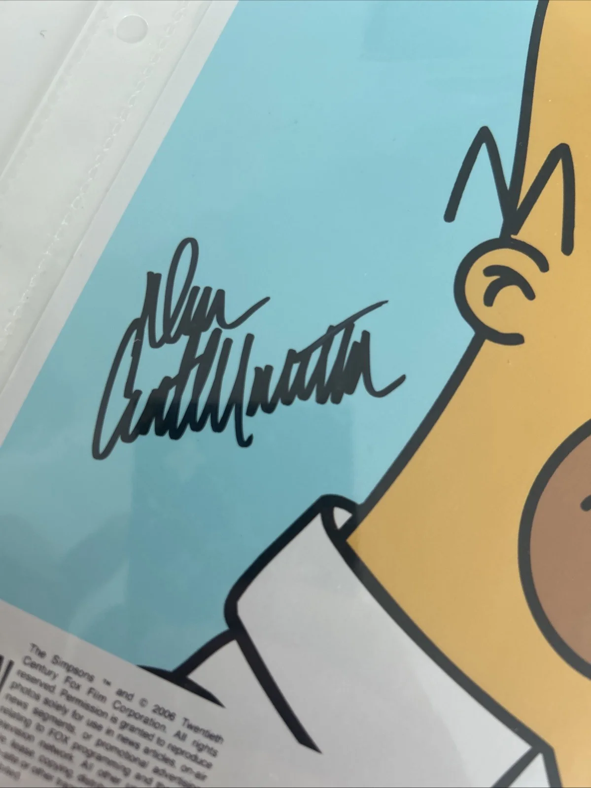 Homer Simpson Autographed Photo 8x10 From The Simpsons Signed, изображение 2