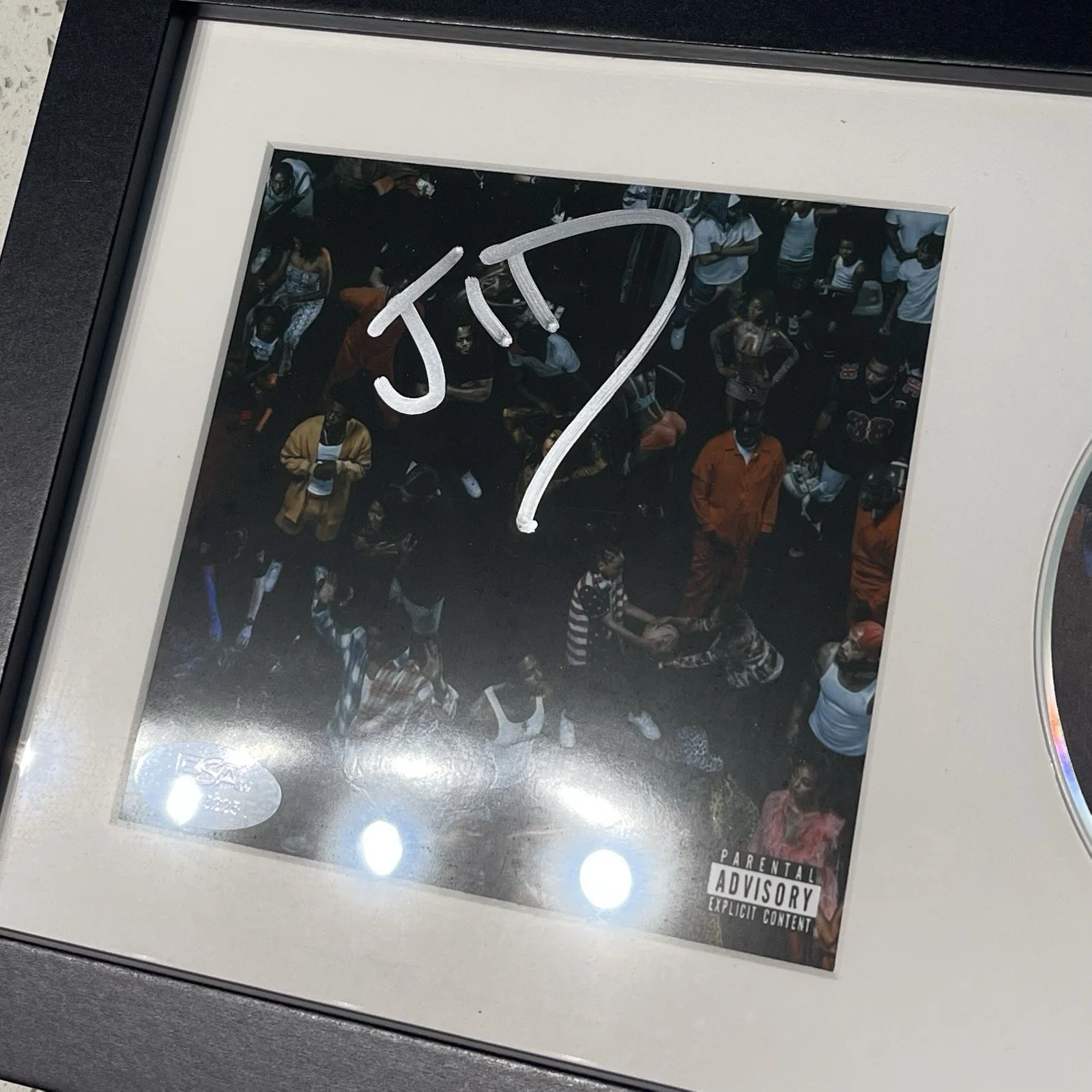 JID RAPPER SIGNED THE FOREVER STORY CD ALBUM J.I.D AUTOGRAPH FRAMED PSA COA, image 2