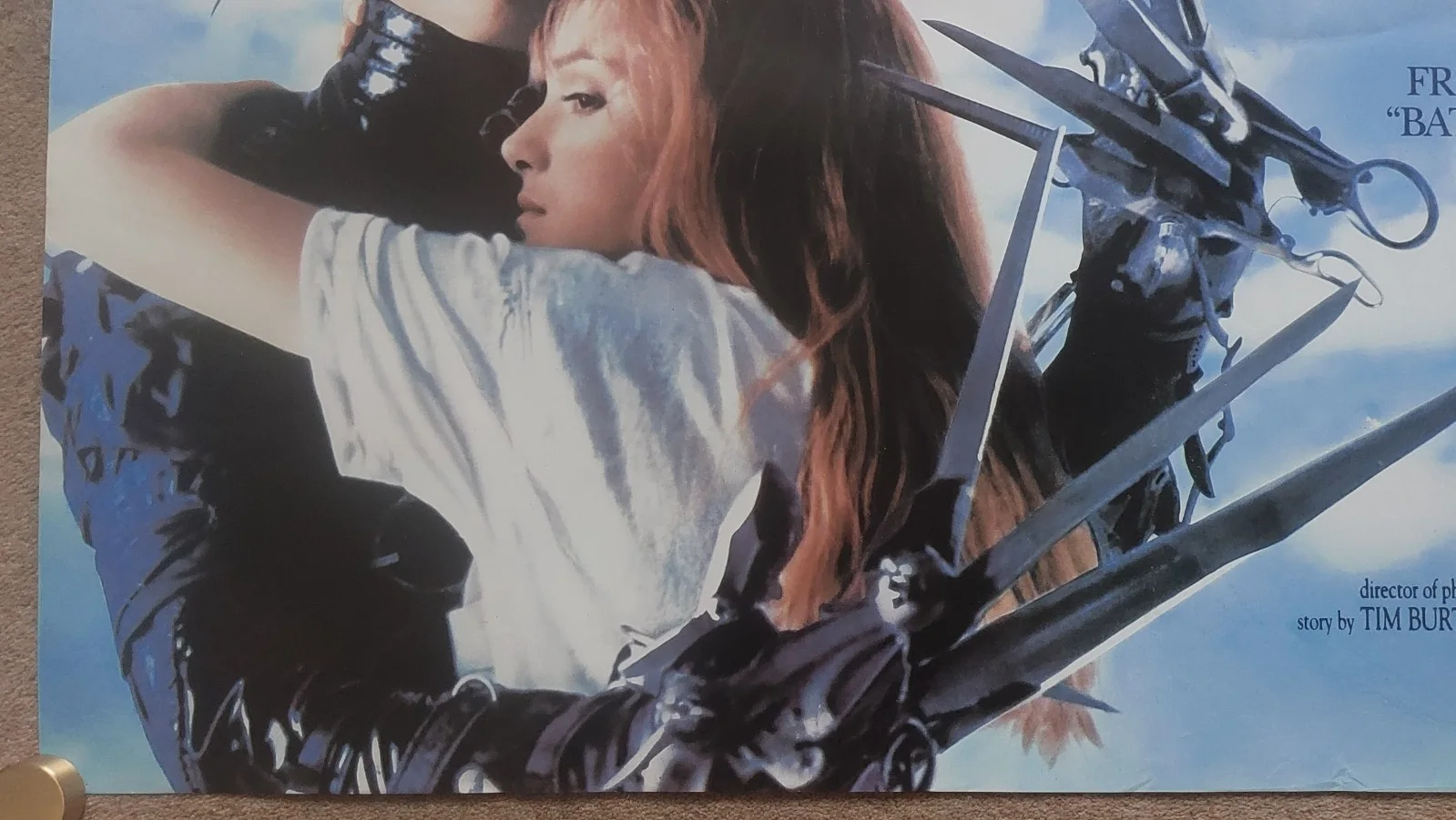 Edward Scissorhands Original UK Quad Poster, image 3