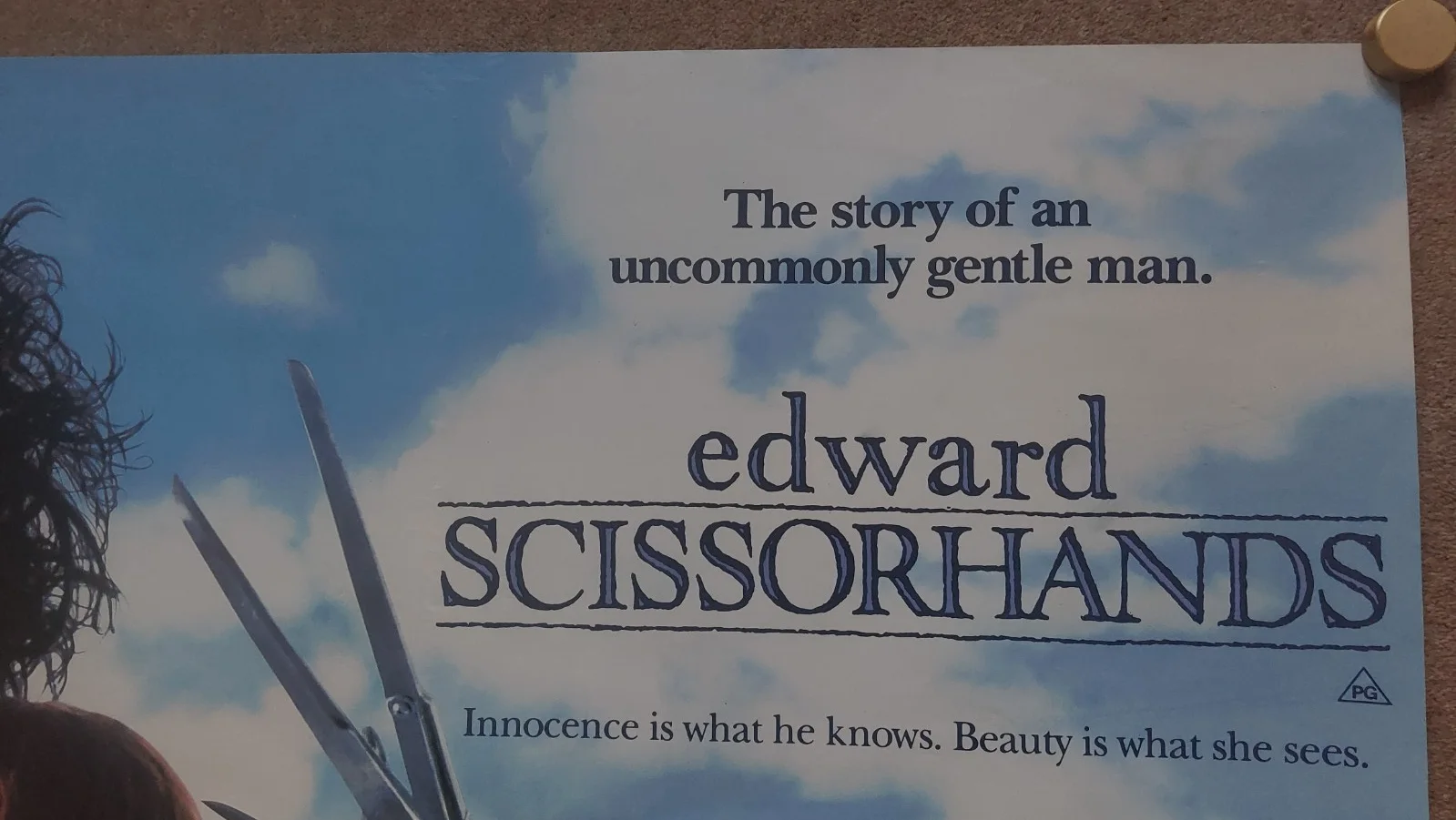 Edward Scissorhands Original UK Quad Poster, image 5