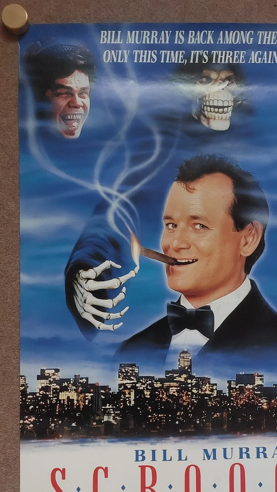 Scrooged Original Video Store Poster, image 2