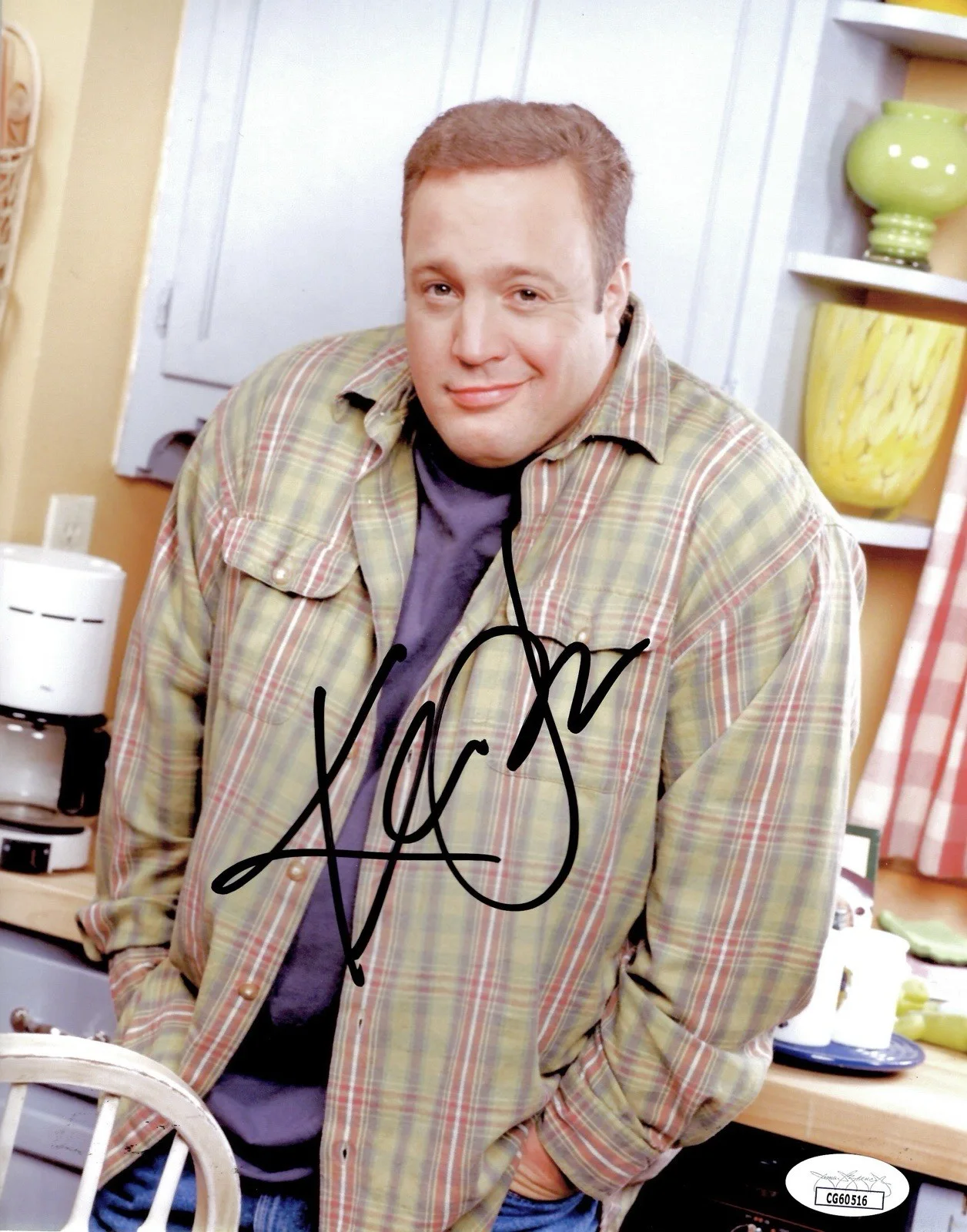 Kevin James — Kevin James Signed 8x10 Meme Photo King Of Queens Autographed JSA COA