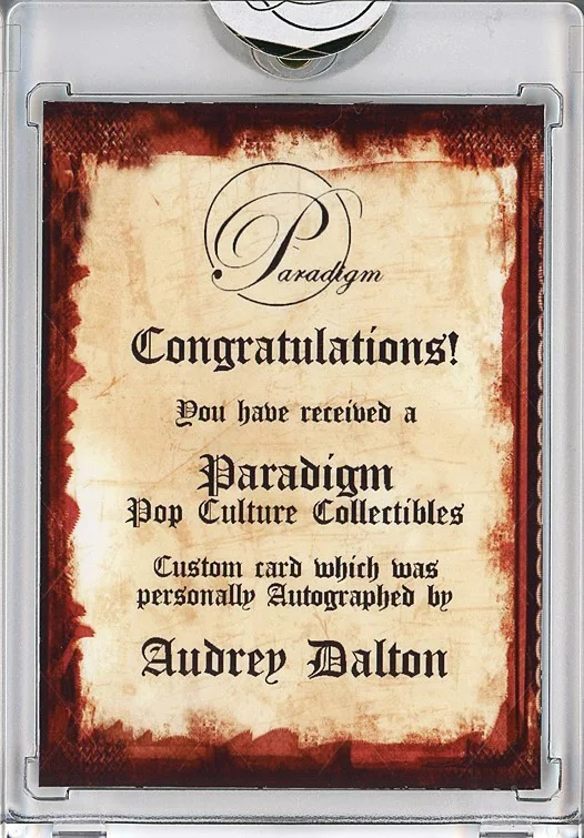 Audrey Dalton — 1953 -TITANIC- AUDREY DALTON Signed/Autograph/Auto Certified Movie Trading Card, изображение 2