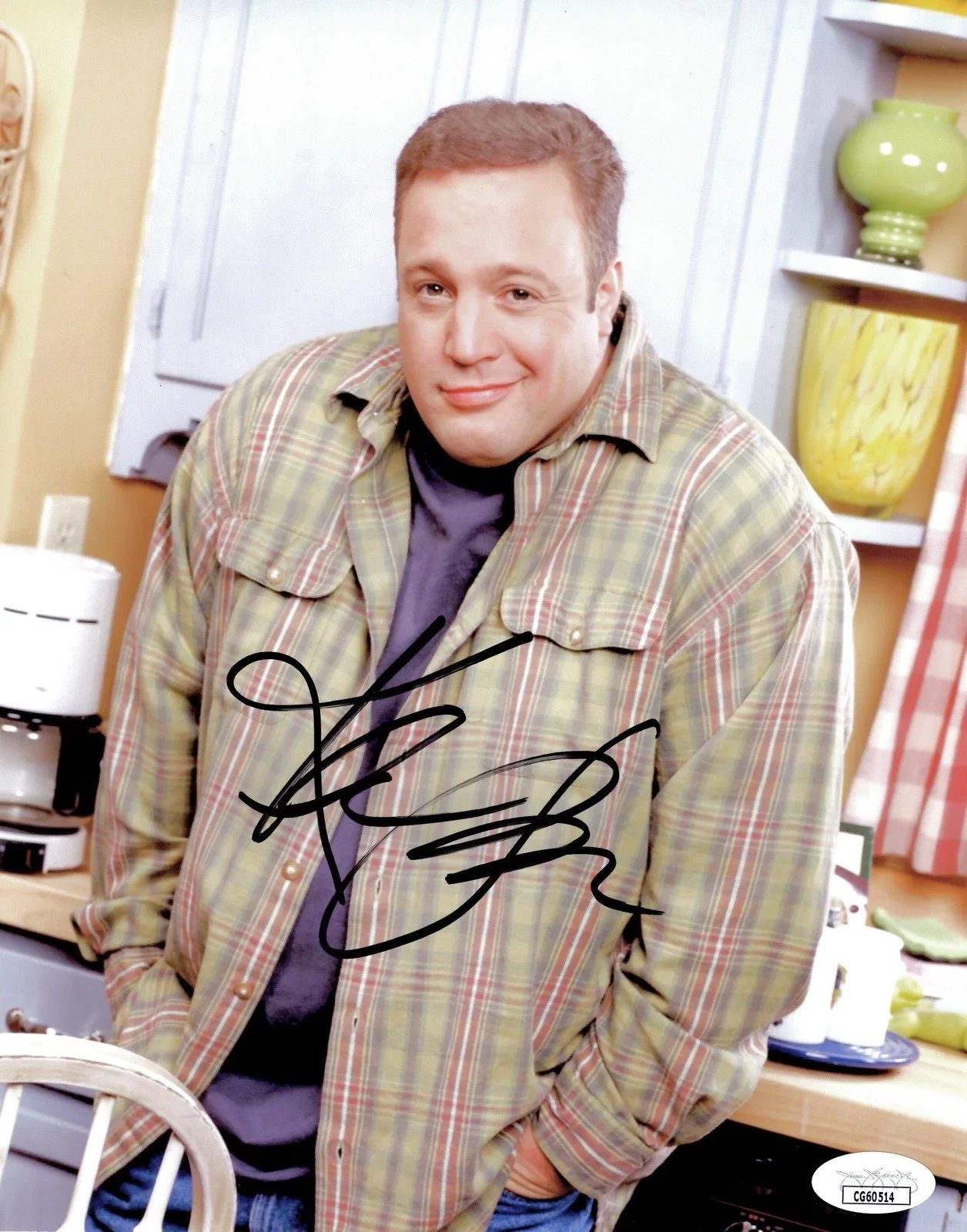 Kevin James — Kevin James Signed 8x10 Meme Photo King Of Queens Autographed JSA COA