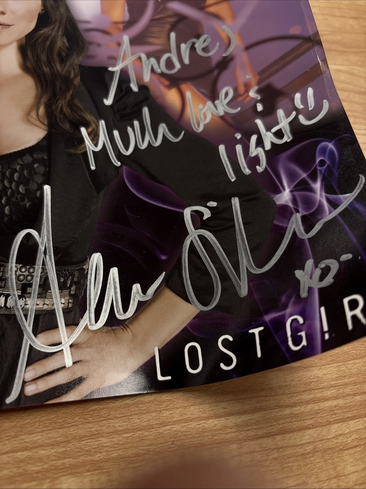 Canadian ACTRESS ANNA SILK (LOST GIRL) ,Autographed PHOTO, изображение 2