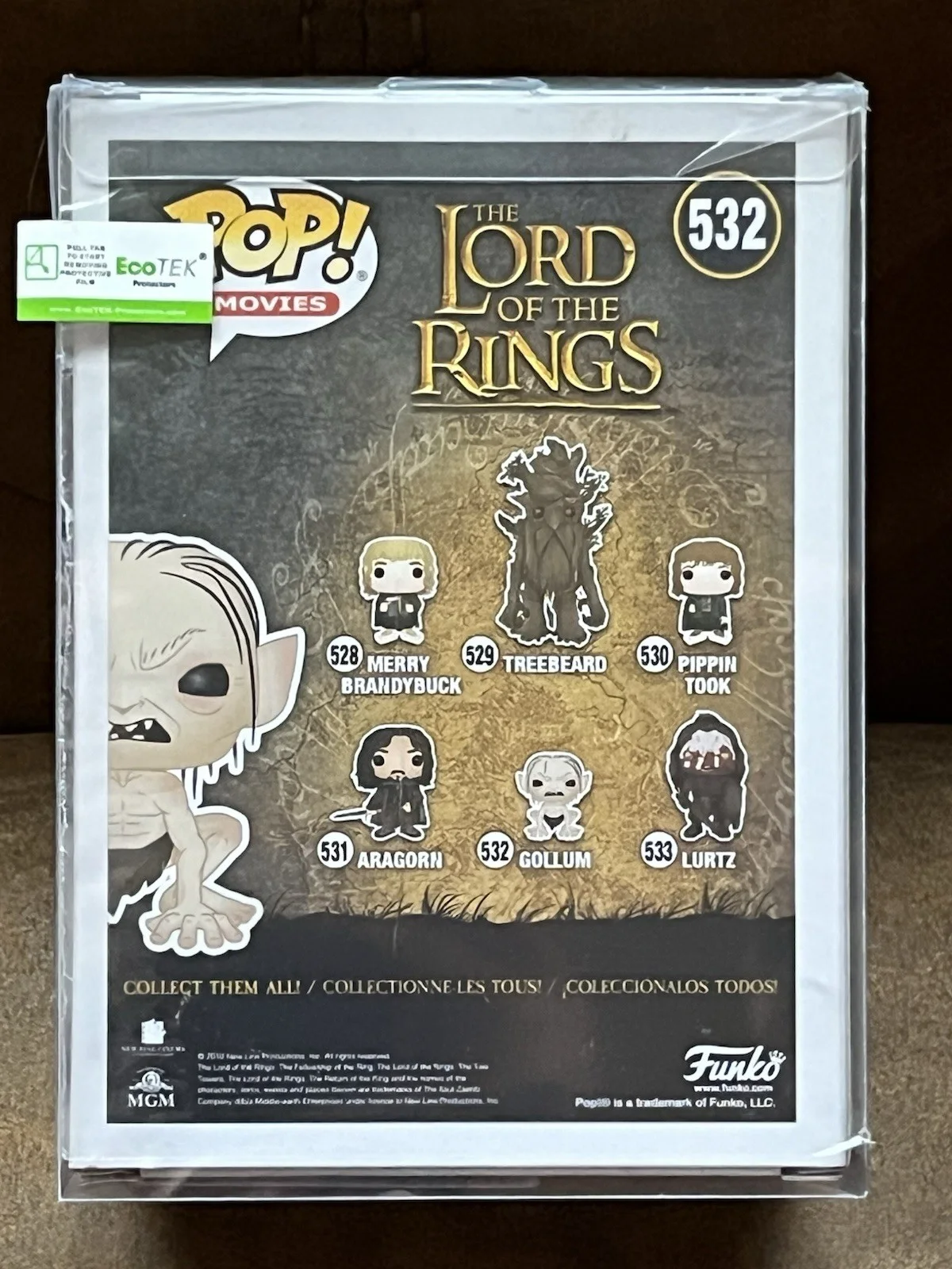 Andy Serkis — Andy Serkis Signed Gollum Chase Funko POP Inscription, изображение 3