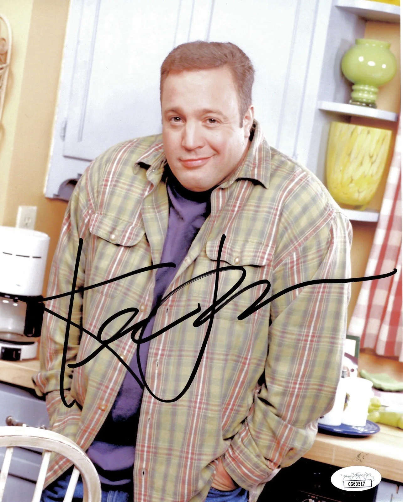 Kevin James — Kevin James Signed 8x10 Meme Photo King Of Queens Autographed JSA COA