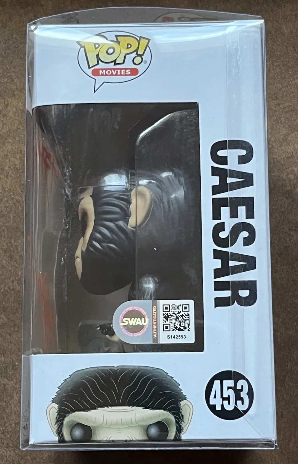 Andy Serkis — Andy Serkis Signed CAESAR Planet of the Apes 453 SWAU, изображение 4