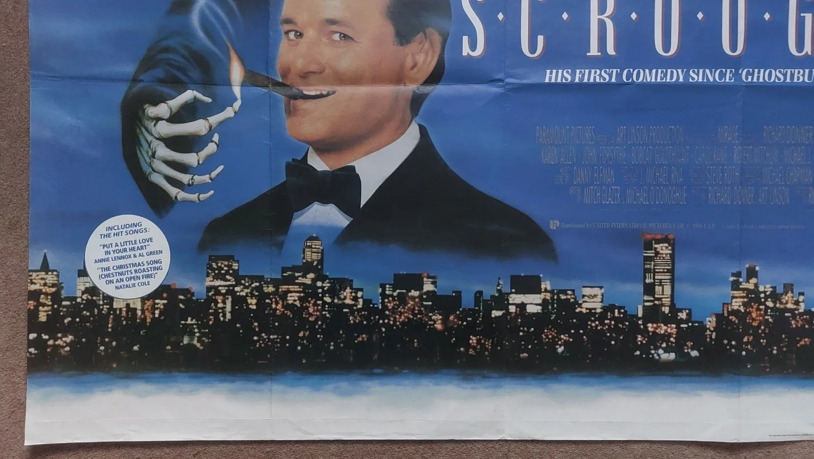 Scrooged Original UK Quad Poster, image 3