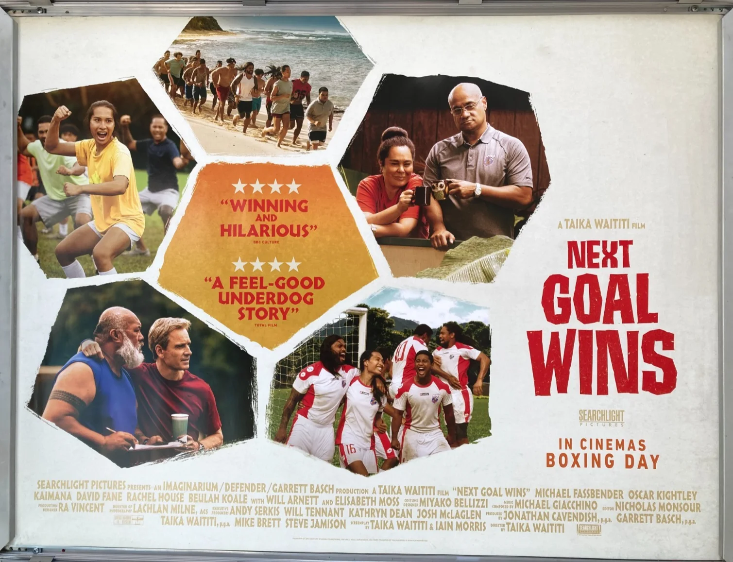 Cinema Poster: NEXT GOAL WINS 2023 (Main Quad) Michael Fassbender Kaimana, изображение 2