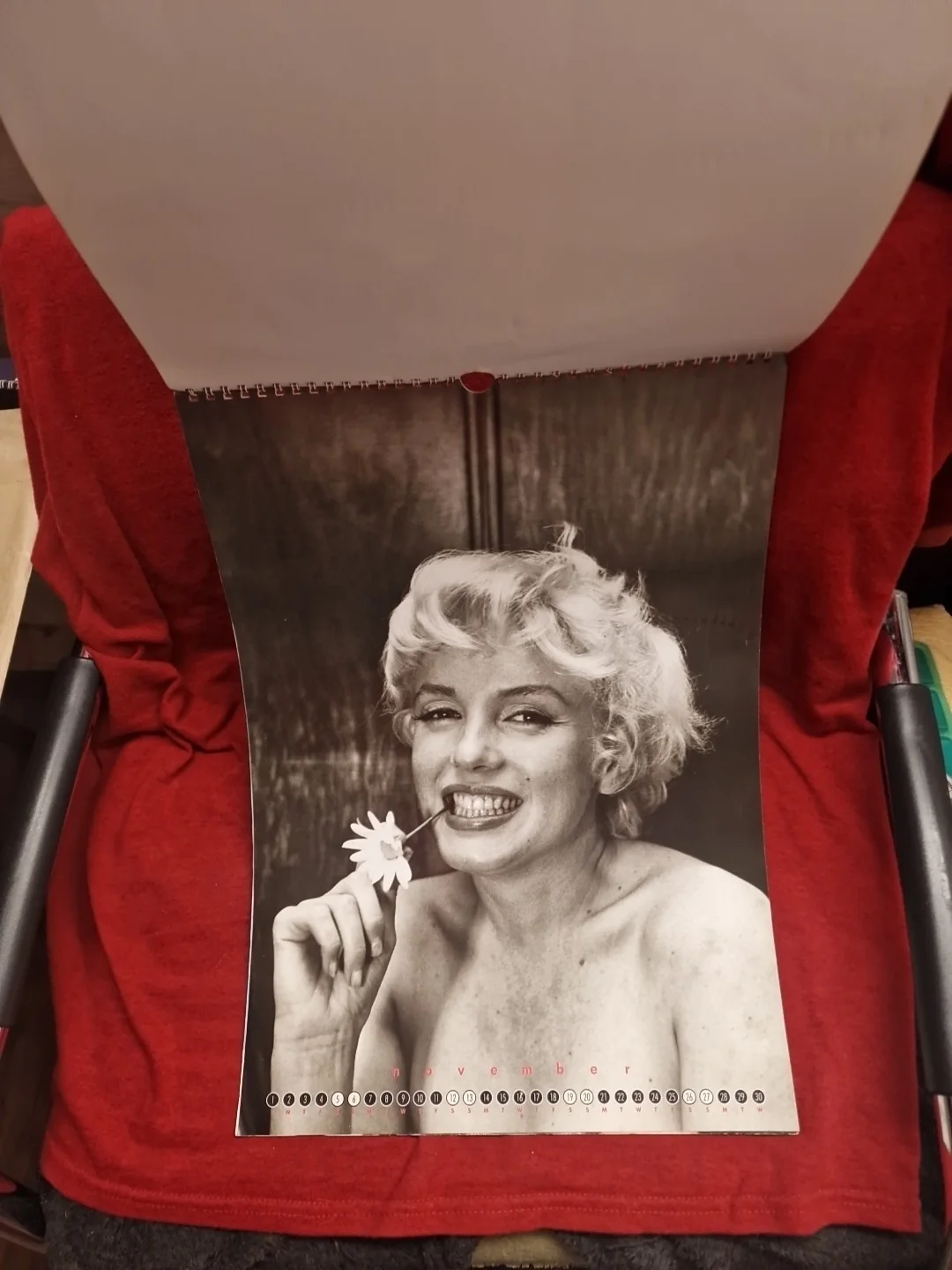 Marilyn Monroe 1988 Vintage Calender, image 4