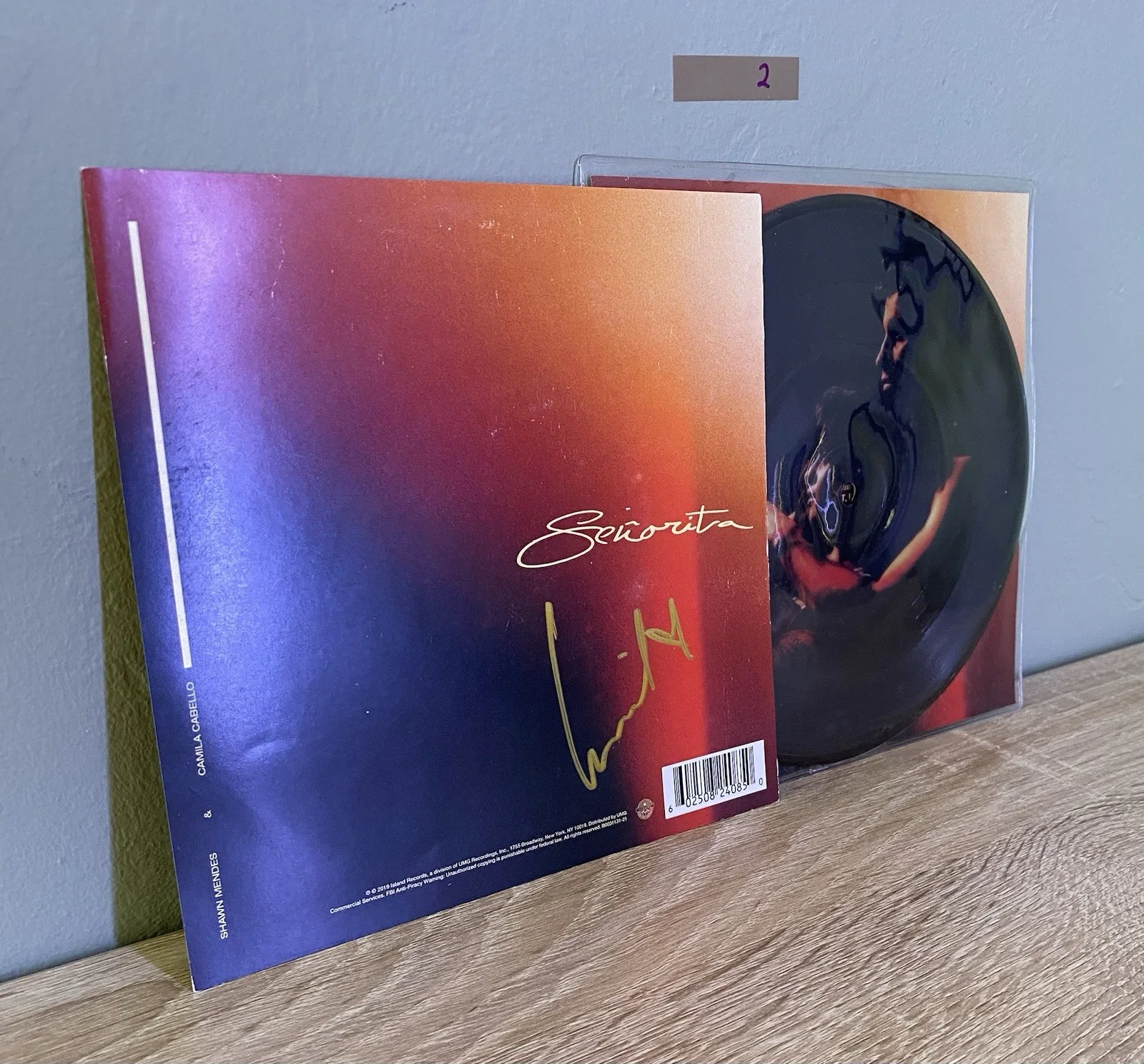 Shawn Mendes Camila Cabello Senorita / Señorita Signed Picture Disc 7” Vinyl, image 2