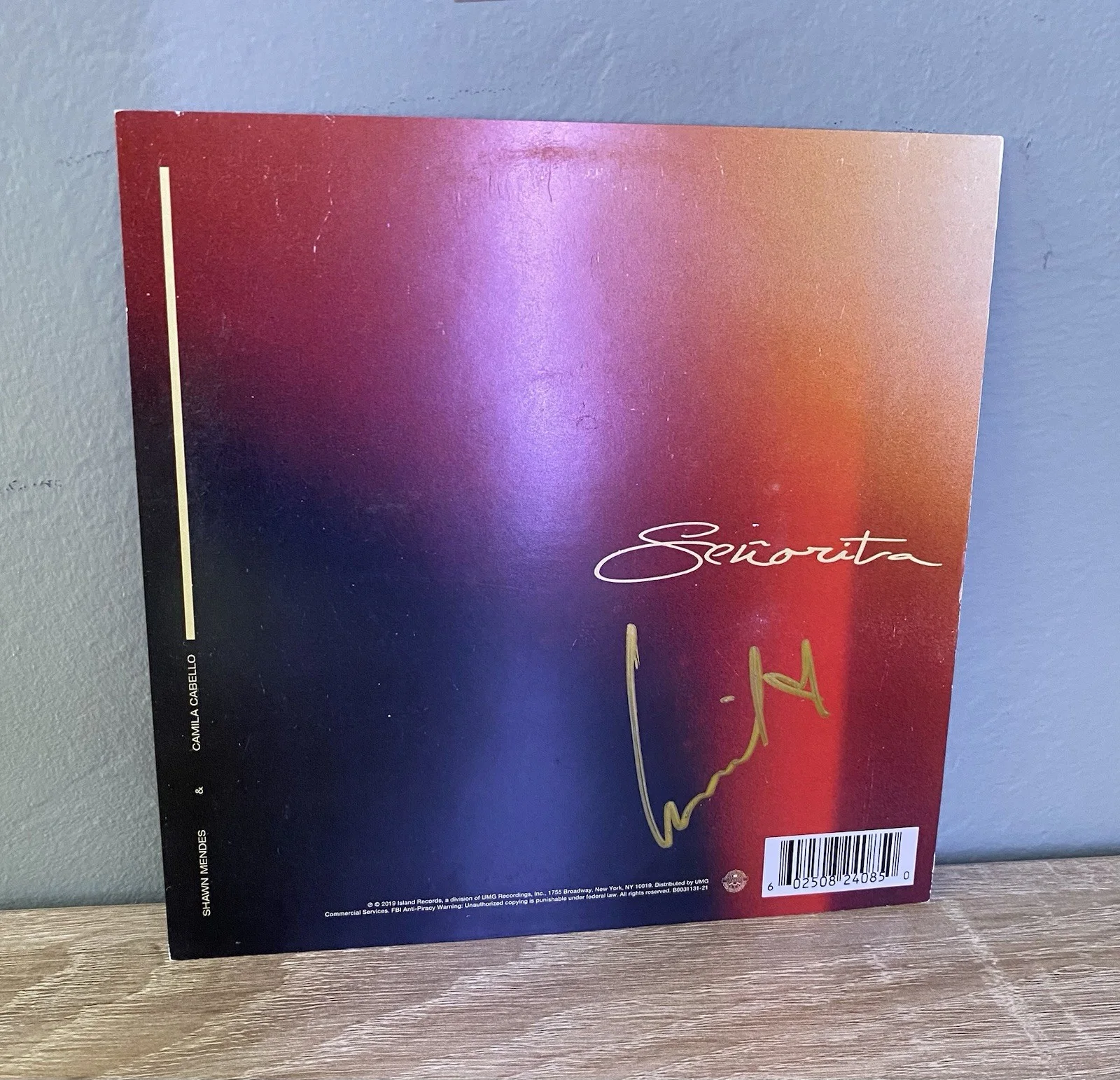 Shawn Mendes Camila Cabello Senorita / Señorita Signed Picture Disc 7” Vinyl, image 3