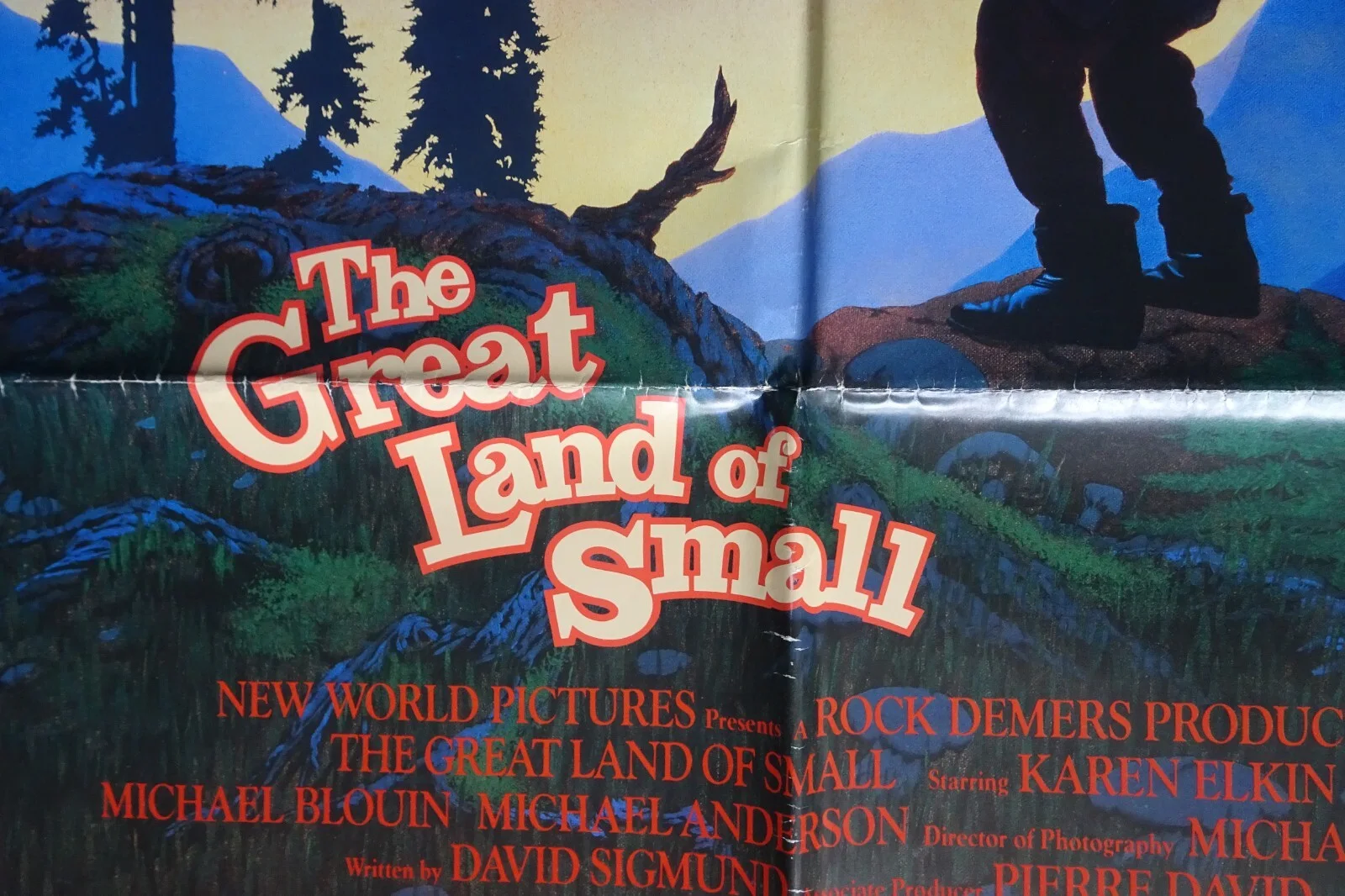 The Great Land Of Small Poster One Sheet Michael J. Anderson Vintage 1987, изображение 5