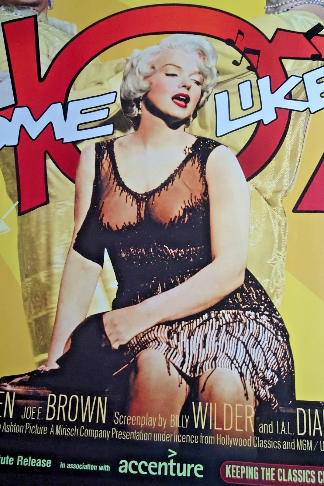 Some Like it Hot Poster Quad BFI RR 2000 Marilyn Monroe Billy Wilder Jack Lemmon, изображение 2