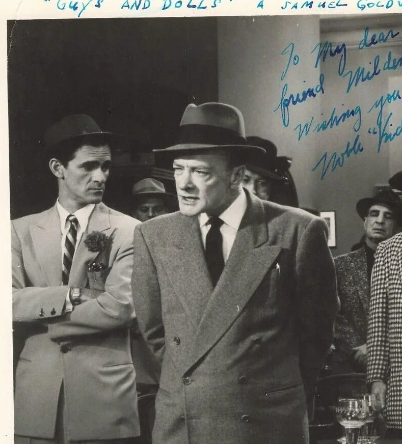 Noble Kid Chissell — Noble Kid Chissell Hand Signed Movie Photo Autograph 1955 Guys & Dolls P40a, изображение 3
