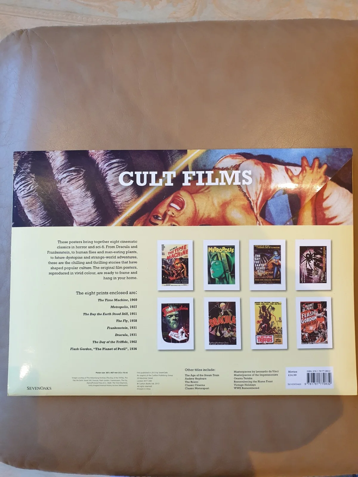 Cult Films Retro Posters Horror Sci-Fi Art Prints Frankenstein, Dracula, Movies, image 3