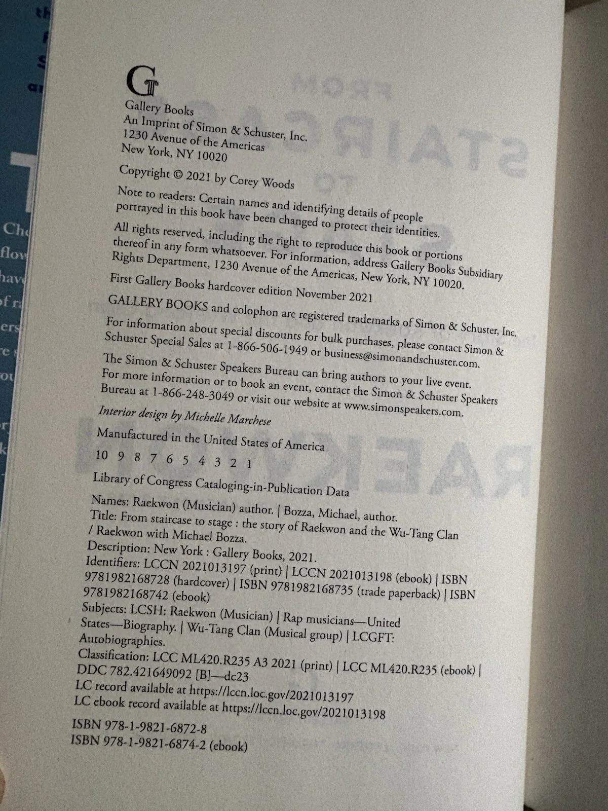 Raekwon SIGNED From Staircase To Stage Story Of Wu-Tang Clan AUTOGRAPHED, изображение 3