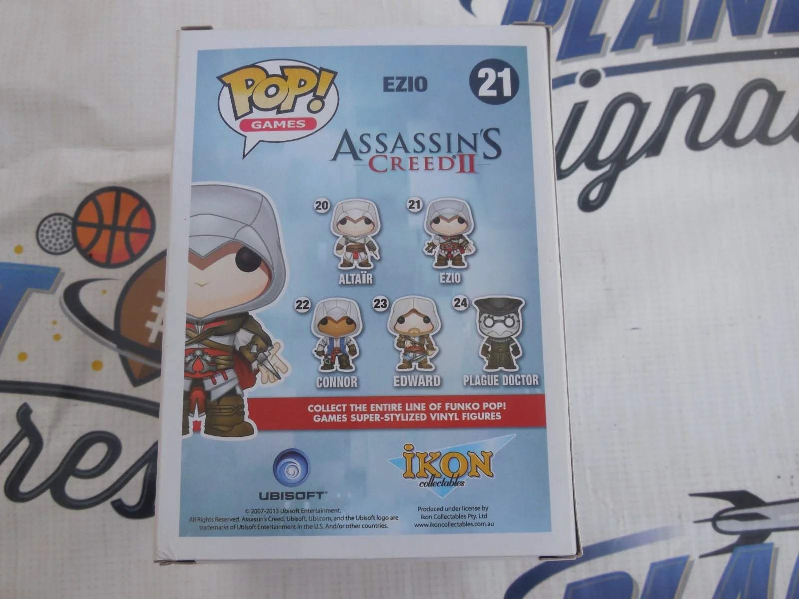 Roger Craig Smith signed Ezio Assassins Creed Funko Pop 25 JSA COA, image 3
