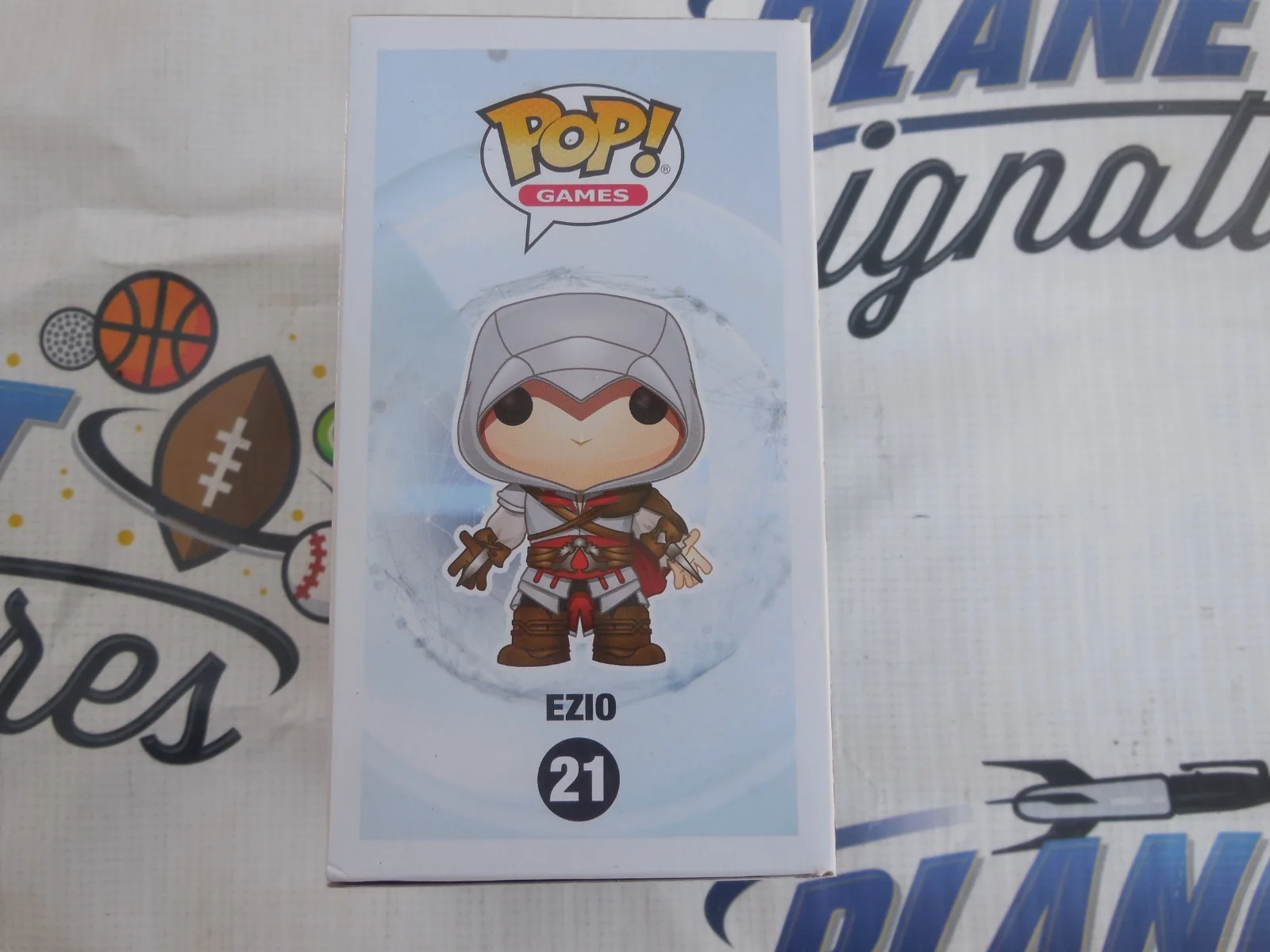 Roger Craig Smith signed Ezio Assassins Creed Blue Funko Pop 25 JSA COA, изображение 4