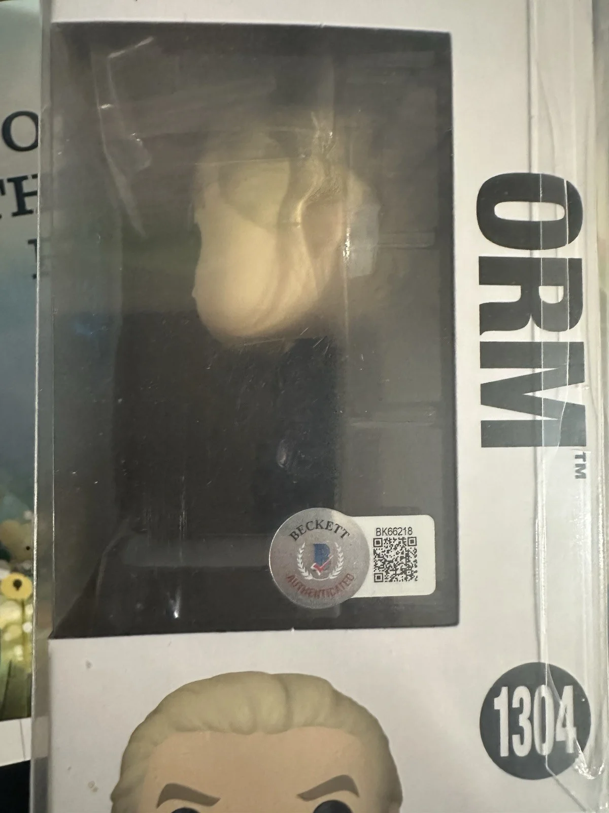 Patrick Wilson Signed Funko Pop Autograph Aquaman Orm, image 2