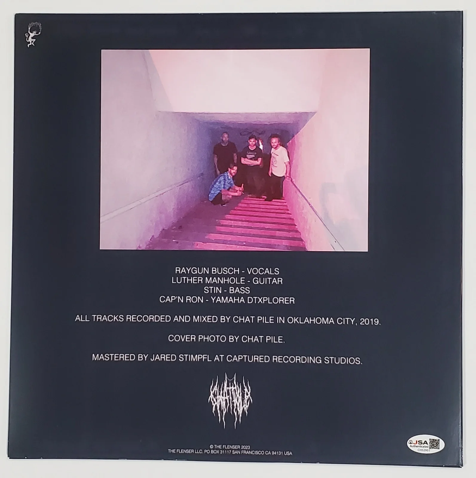 CHAT PILE BAND SIGNED THIS DUNGEON EARTH LP VINYL RECORD ALBUM W/JSA CERT, изображение 2