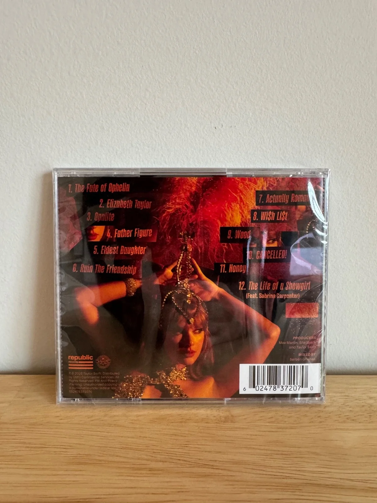Taylor Swift Signed - The Life Of A Showgirl | Ophelia Photo 1 | IN HAND, изображение 2