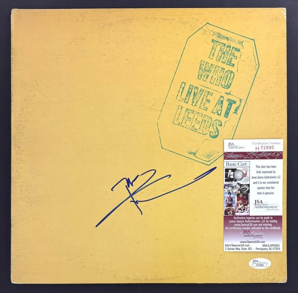 Pete Townshend — Pete Townshend The Who Signed Autograph Album Record - Live at Leeds w/ JSA COA, изображение 3
