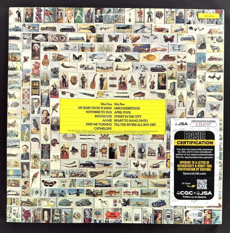 Pete Townshend — Pete Townshend The Who Signed Autograph Album Record - Rough Mix w/ JSA COA, image 2