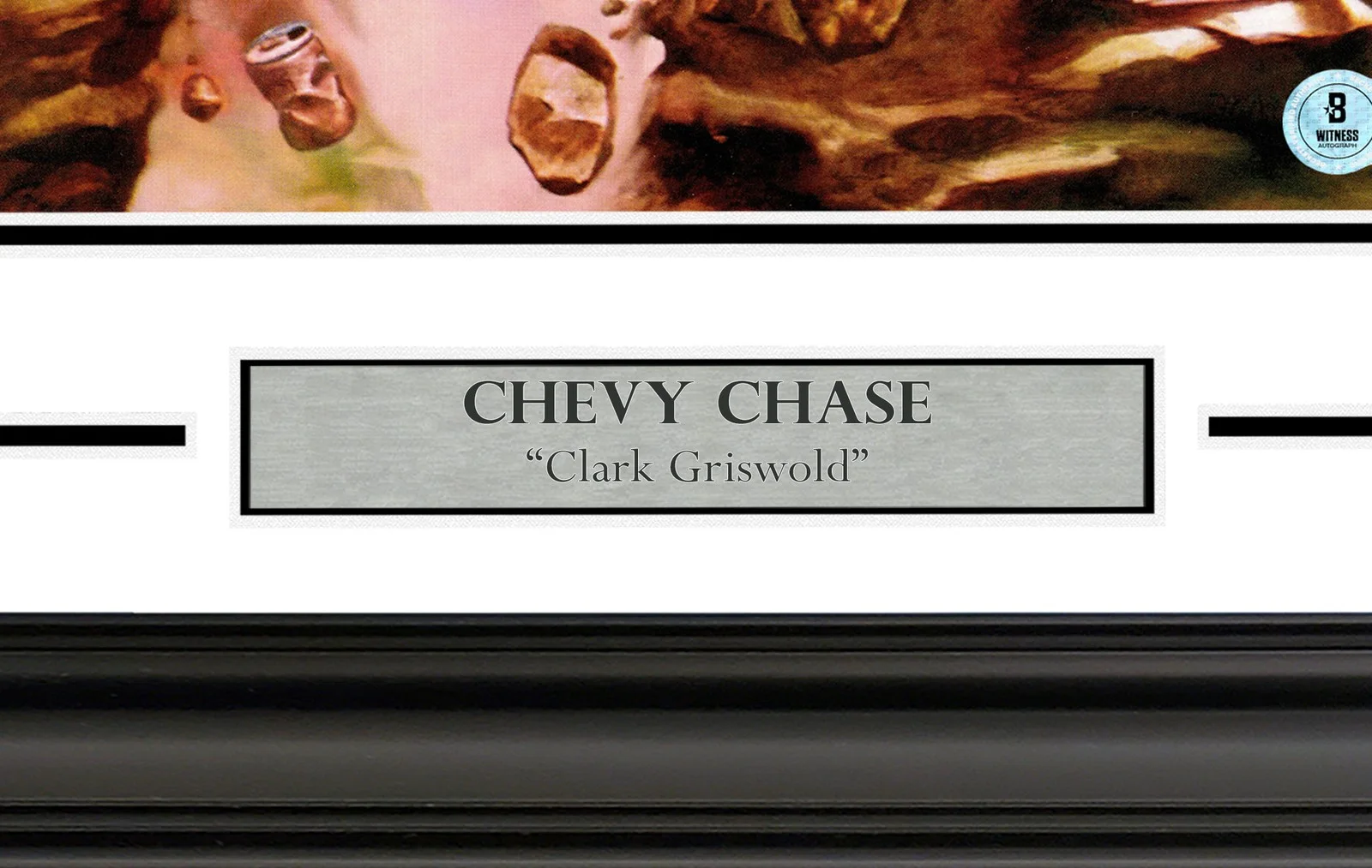 Chevy Chase — Chevy Chase Signed Framed 11x17 Vacation Movie Poster Beckett Wit, image 5