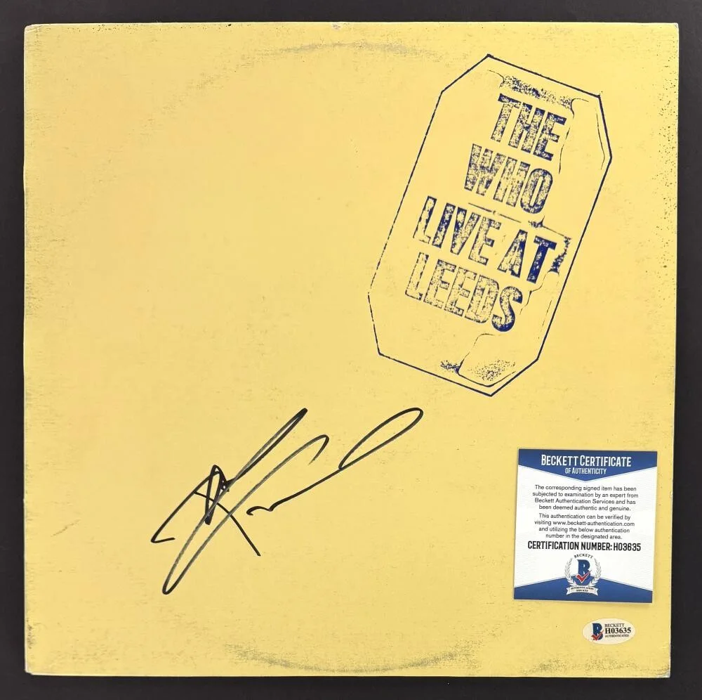 Pete Townshend — Pete Townshend The Who Signed Autograph Album Record - Live at Leeds Beckett COA, изображение 3