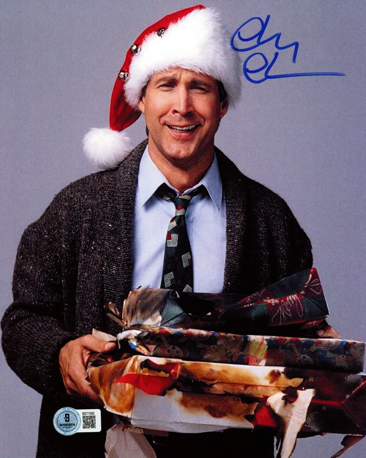 Chevy Chase — Chevy Chase Signed Framed 8x10 Photo Christmas Vacation Beckett, изображение 2