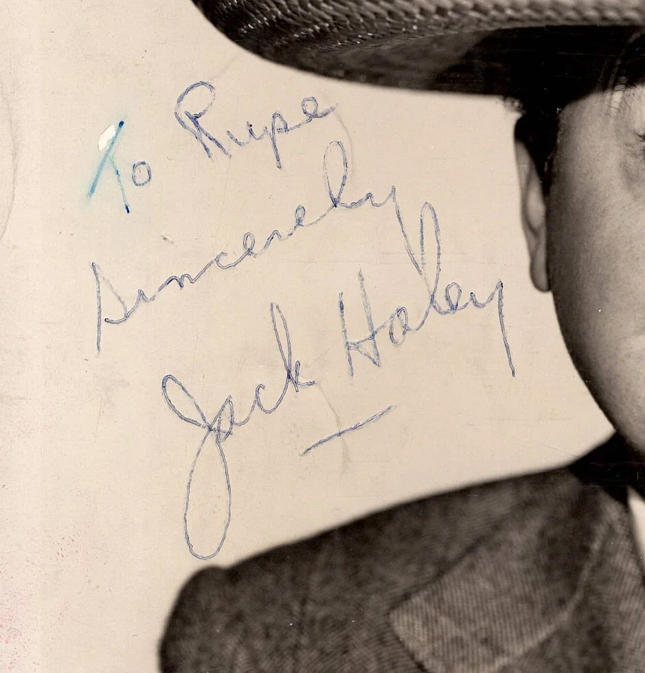 Jack Haley — jack Haley Signed 8x10 People Are Funny B&W Photo- JSA Authentication, image 2