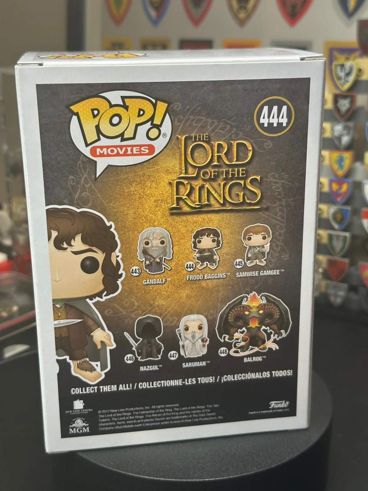 Elijah Wood — Elijah Wood Autographed Funko Frodo Baggins' Lord of the Rings #444 OCCM COA, изображение 3