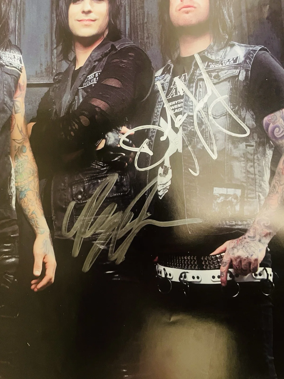 Ronnie Radke Autograph Falling In Reverse 2011, image 3