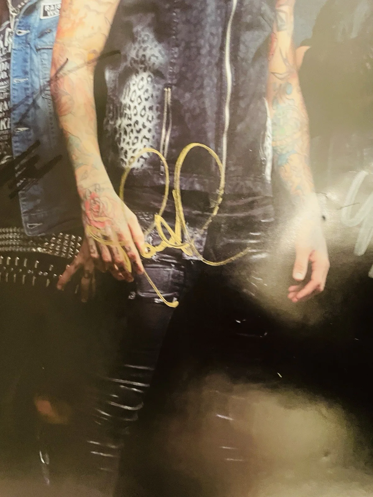 Ronnie Radke Autograph Falling In Reverse 2011, image 4