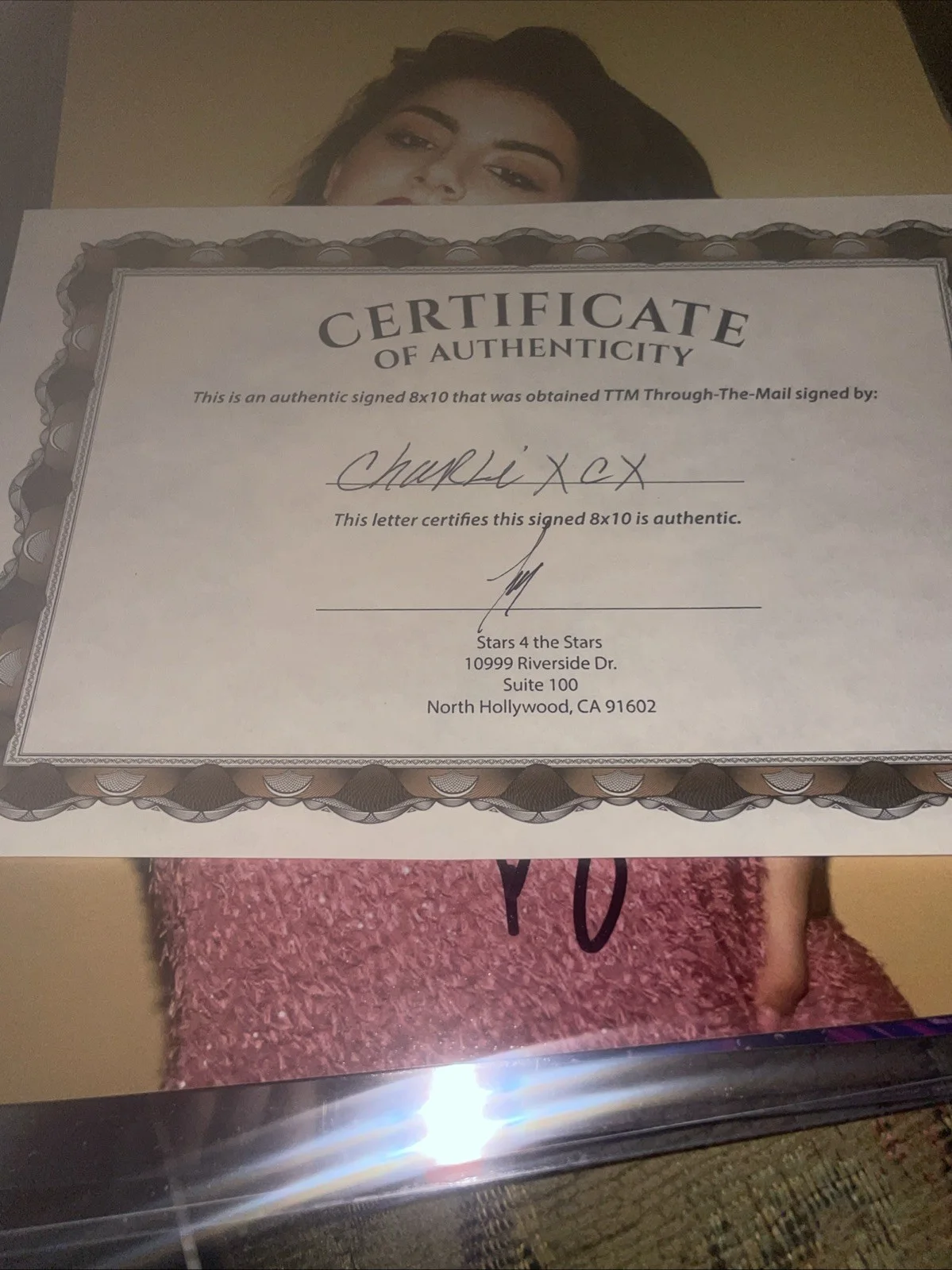 CHARLI XCX SIGNED 8X10 Photo COA Autograph British Singer, изображение 3