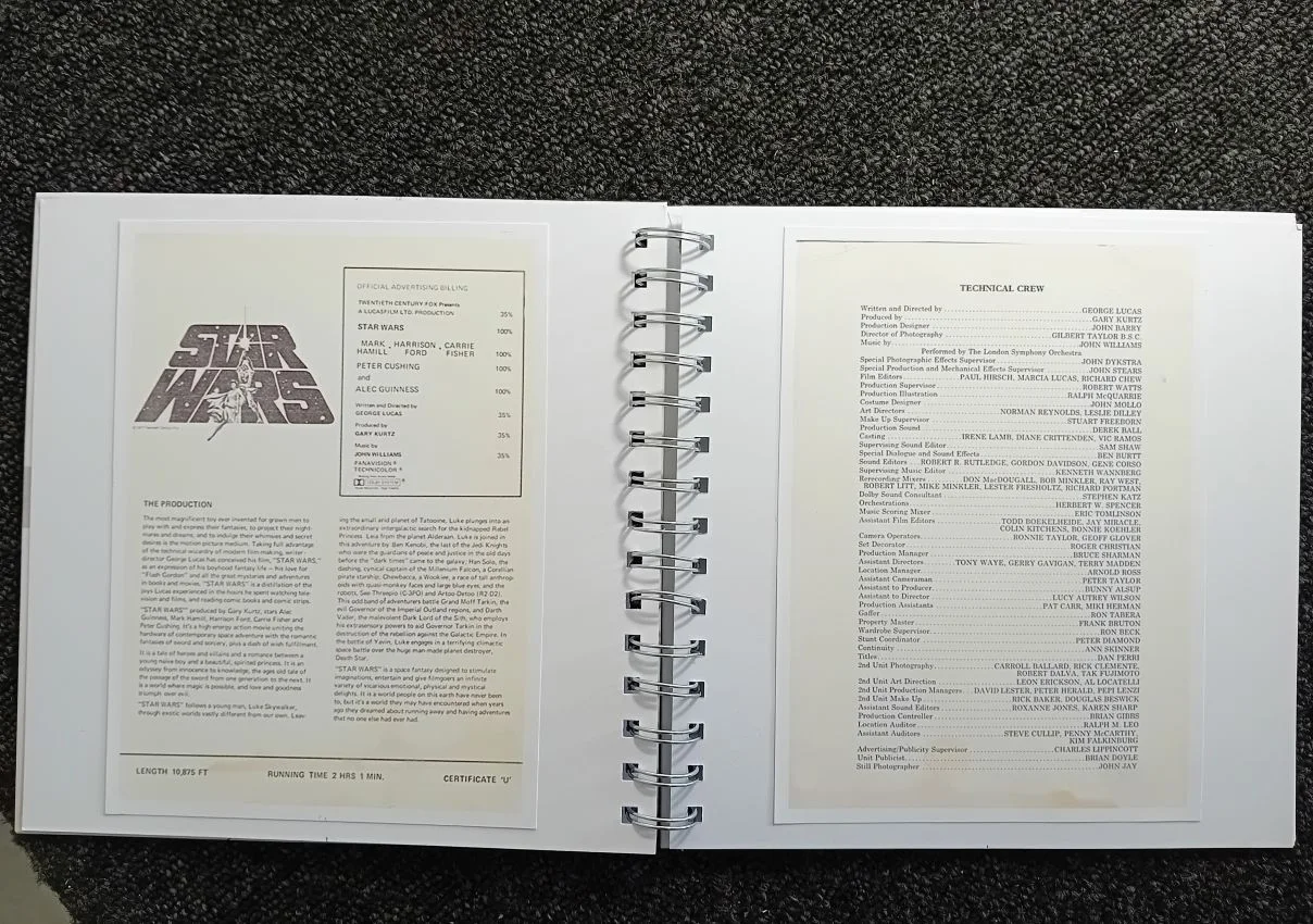 Star Wars Episode IV ' A new hope ' prints from original program, image 3